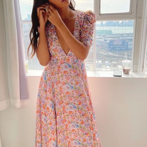 LoveShackFancy | Dresses | Bnwt Loveshackfancy Hand Beaded Akira Dress |  Poshmark